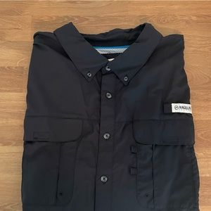 Men's | Magellan l Long Sleeve Fishing Shirt | Black | 3XL